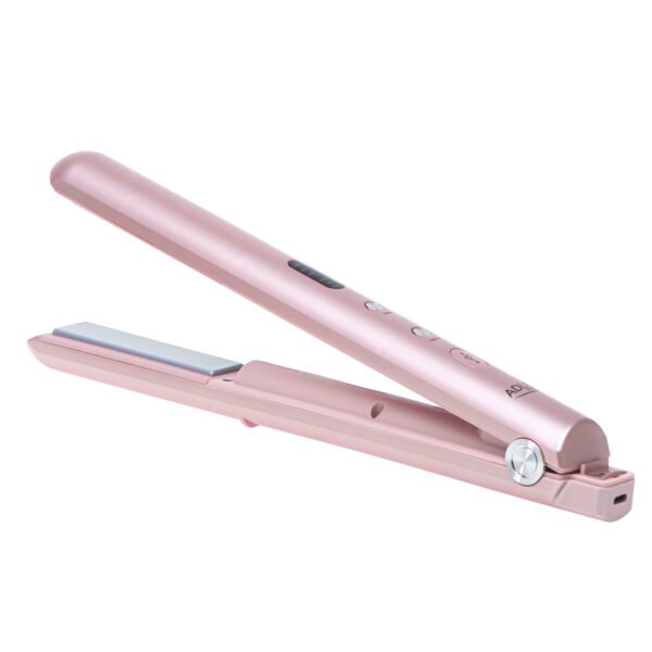 pink Cordless hair straightener – USB